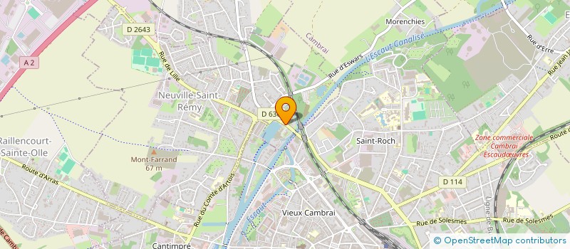 localisation de l'entreprise NEUVILLE COUVERTURE RENOVATION  NEUVILLE-SAINT-REMY