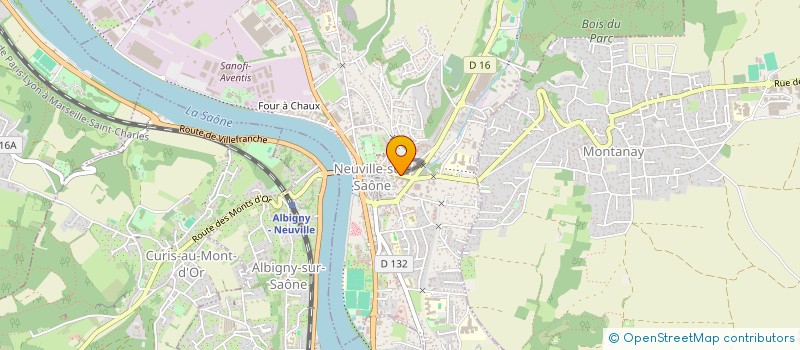 localisation de l'entreprise NEUVILLE JAZZ ORCHESTRA  NEUVILLE-SUR-SAONE