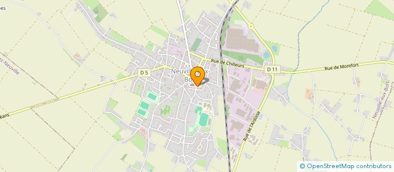 localisation de l'entreprise NEUVILLE JUDO à NEUVILLE-AUX-BOIS