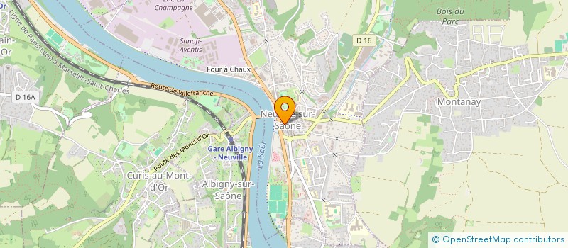 localisation de l'entreprise NEUVILLE-SUR-BOARD  NEUVILLE-SUR-SAONE