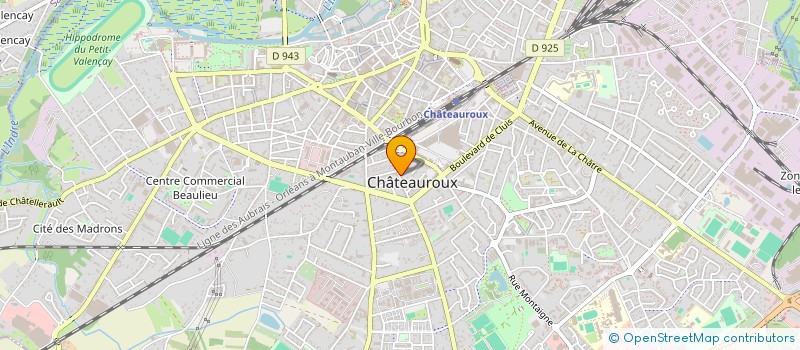 localisation de l'entreprise NEUVY  CHATEAUROUX