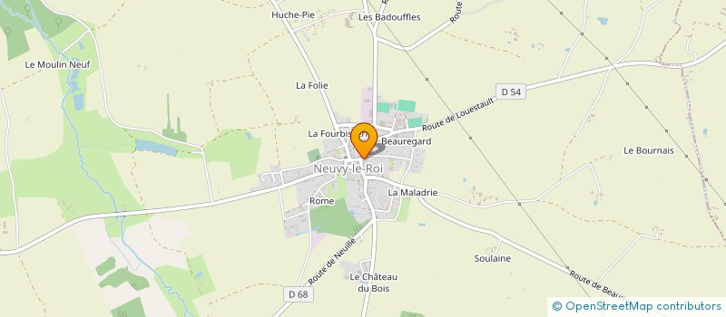 localisation de l'entreprise NEUVY AUTO CONTROLE TECHNIQUE à NEUVY-LE-ROI