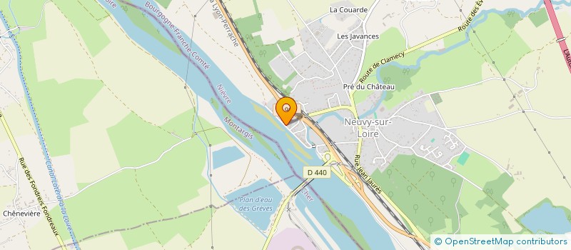 localisation de l'entreprise NEUVY COMMERCE ARTISANAT à NEUVY-SUR-LOIRE
