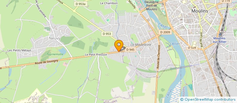 localisation de l'entreprise NEUVY DECORATION  NEUVY