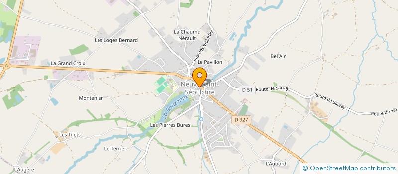 localisation de l'entreprise NEUVY SAINT SEPULCHRE BASKET CLUB à NEUVY-SAINT-SEPULCHRE