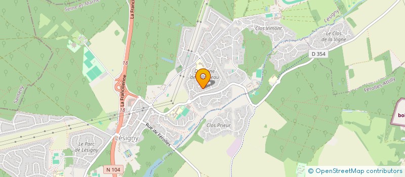 localisation de l'entreprise NEUVYTECH à LESIGNY