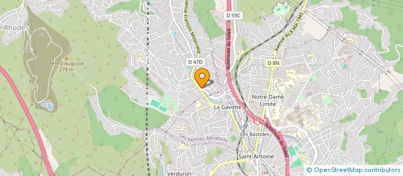 localisation de l'entreprise NEUYI à LES PENNES-MIRABEAU