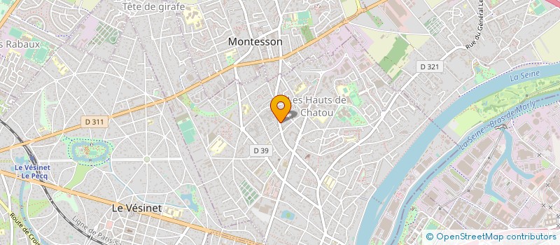 localisation de l'entreprise NEV CONSEIL  CHATOU