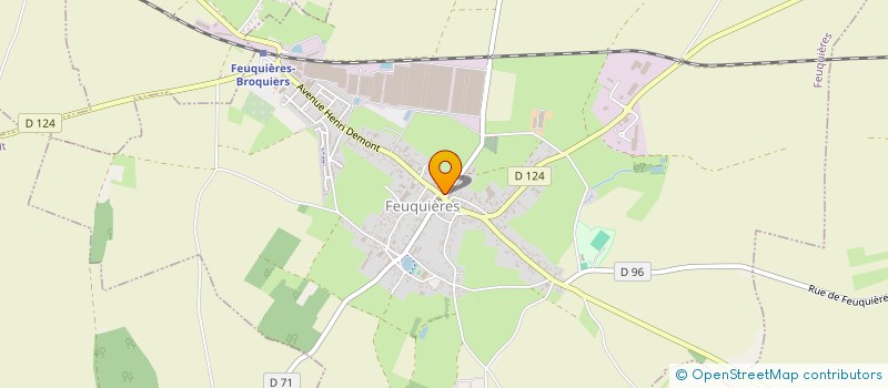 localisation de l'entreprise NEVA  FEUQUIERES