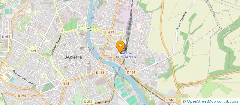 localisation de l'entreprise NEVADA TRANSPORT LOGISTIQUE à AUXERRE