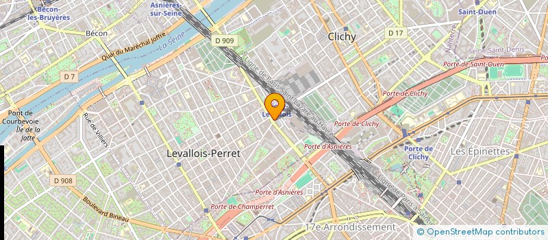 localisation de l'entreprise NEVADO à LEVALLOIS-PERRET