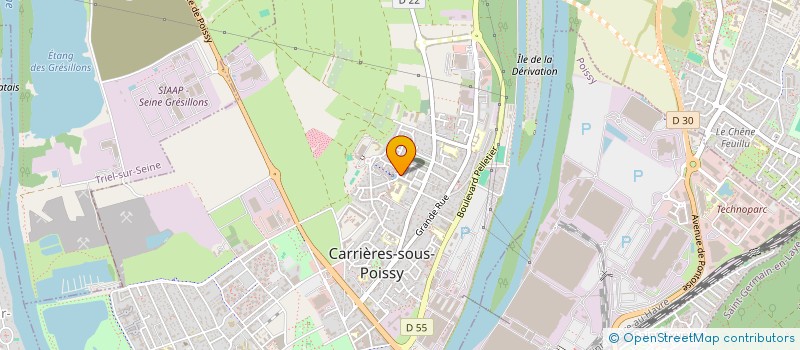 localisation de l'entreprise NEVAEME  CARRIERES-SOUS-POISSY