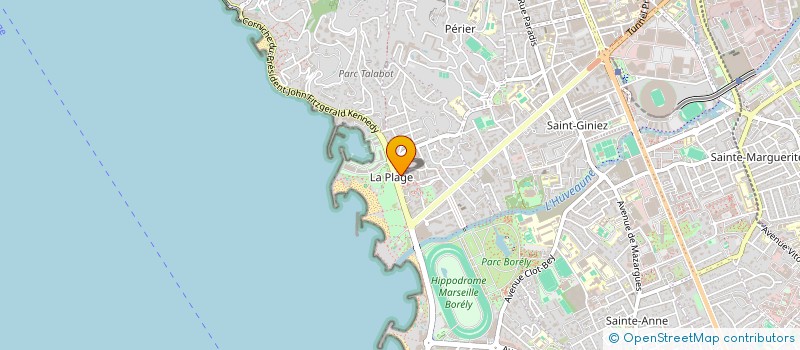 localisation de l'entreprise NEVALP 3  MARSEILLE