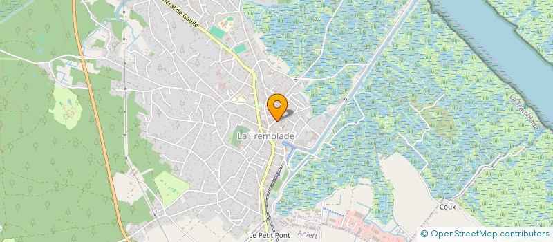 localisation de l'entreprise NEVANA  LA TREMBLADE