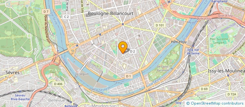localisation de l'entreprise NEVANY à BOULOGNE-BILLANCOURT
