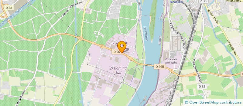 localisation de l'entreprise NEVATEC à BEAUCAIRE