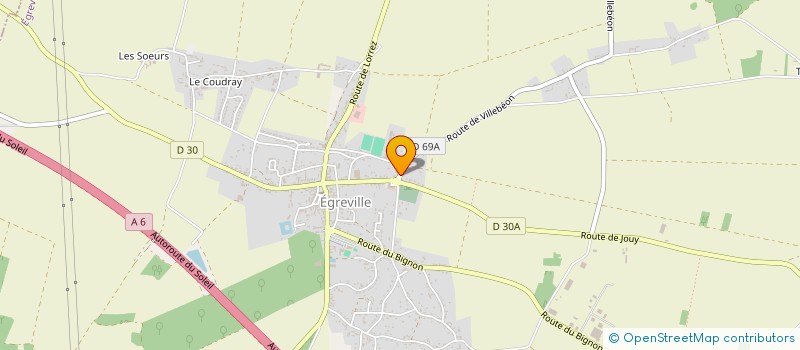 localisation de l'entreprise NEVB TECH à EGREVILLE