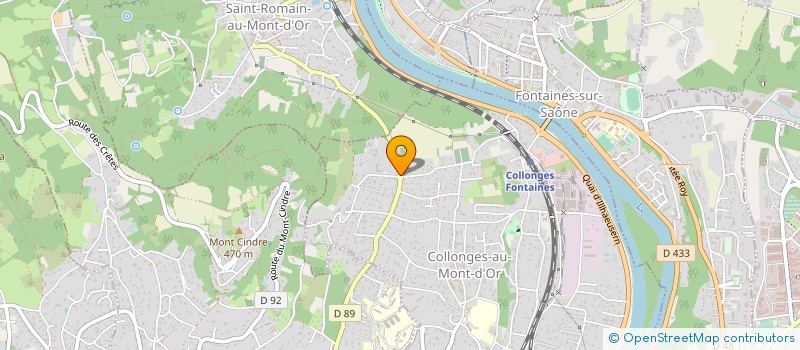localisation de l'entreprise NEVE  COLLONGES-AU-MONT-D'OR