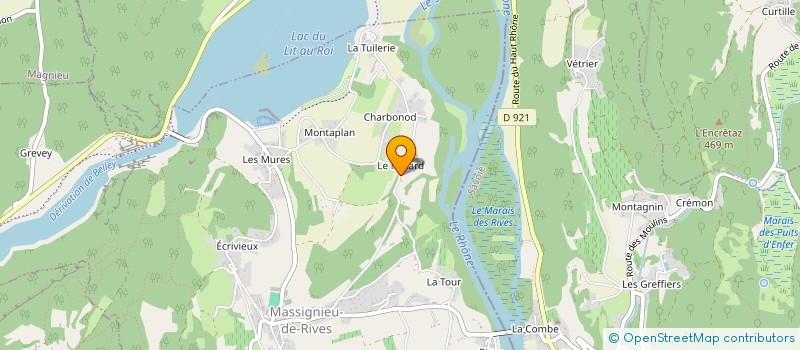 localisation de l'entreprise NEVE  MASSIGNIEU-DE-RIVES