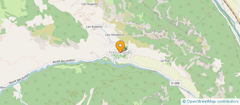 localisation de l'entreprise NEVE  FREISSINIERES