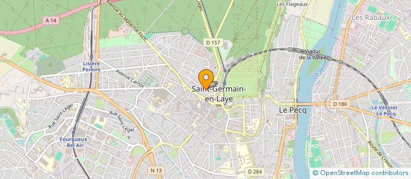 localisation de l'entreprise NEVE SHALOM COMMUNAUTE MASSORTI DES YVELINES à SAINT-GERMAIN-EN-LAYE