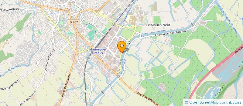 localisation de l'entreprise NEVEDEN à MANOSQUE