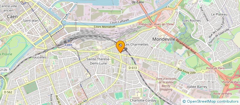 localisation de l'entreprise NEVEL à CAEN