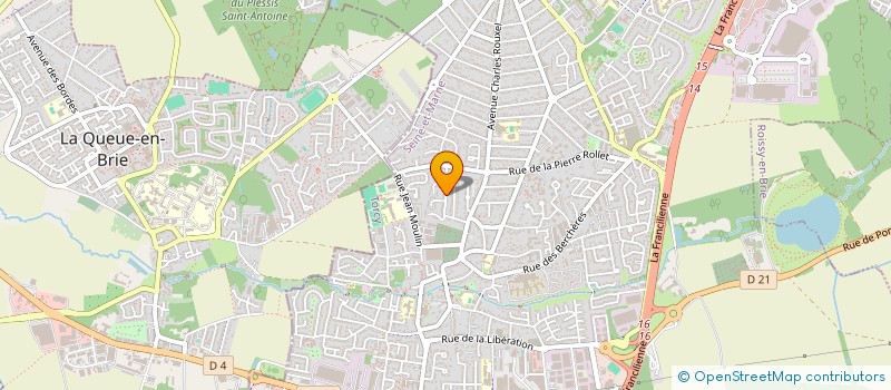 localisation de l'entreprise NEVEMI HOLDING à PONTAULT-COMBAULT