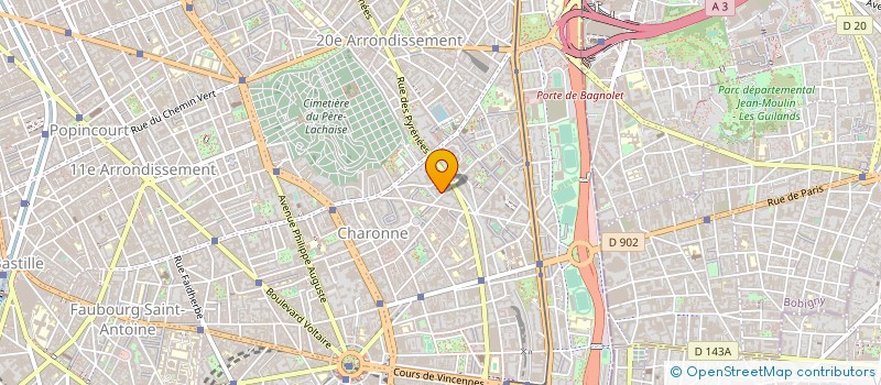 localisation de l'entreprise NEVER FOR EVER  PARIS