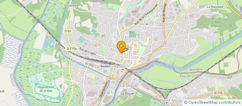 localisation de l'entreprise NEVER GIVE UP VTT  REDON