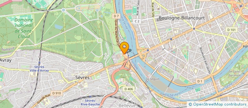 localisation de l'entreprise NEVER IMMO à SEVRES