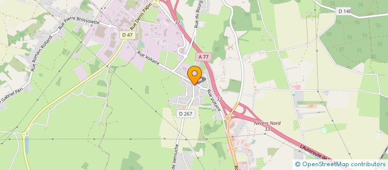 localisation de l'entreprise NEVERAL à VARENNES-VAUZELLES