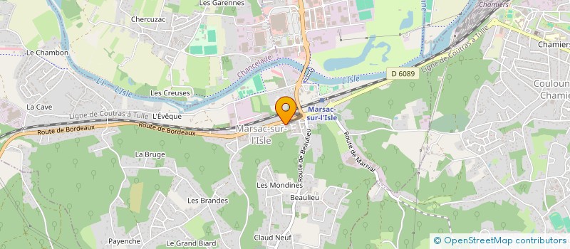 localisation de l'entreprise NEVERMIND  MARSAC-SUR-L'ISLE