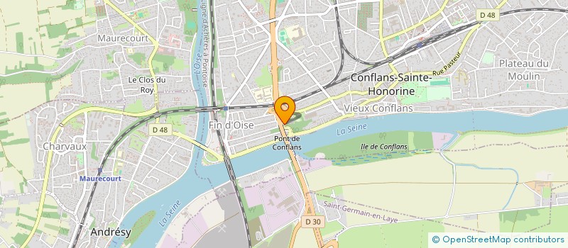 localisation de l'entreprise NEVERMIND à CONFLANS-SAINTE-HONORINE