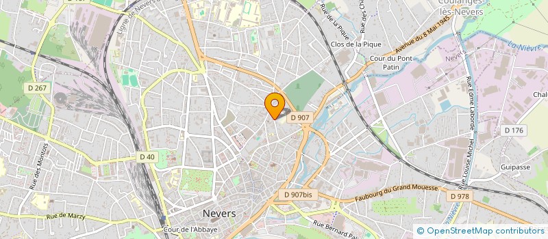 localisation de l'entreprise NEVERS COOP à NEVERS