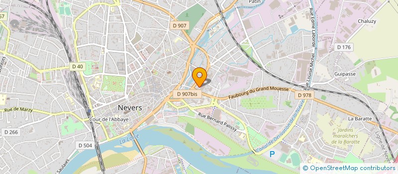 localisation de l'entreprise NEVERS HOTEL à NEVERS