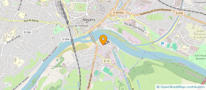 localisation de l'entreprise NEVERS PLEIN AIR à NEVERS