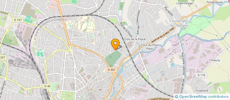 localisation de l'entreprise NEVERS RACING TEAM à NEVERS