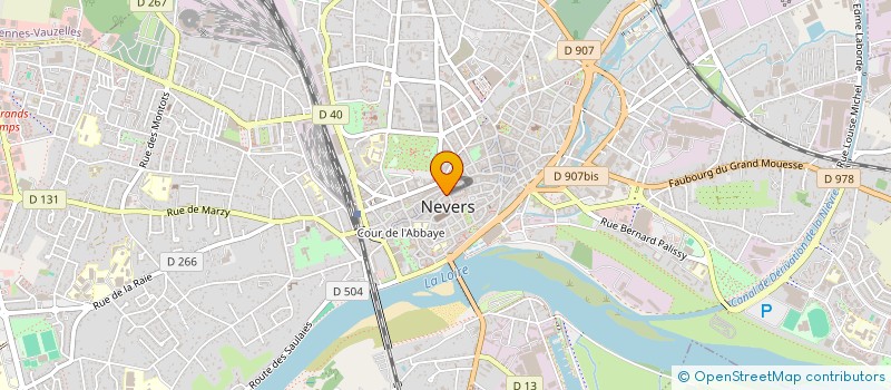 localisation de l'entreprise NEVERS SANS FRONTIERES à NEVERS