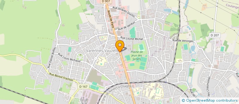 localisation de l'entreprise NEVERS VI-2  VARENNES-VAUZELLES