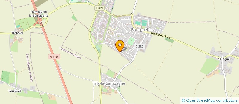 localisation de l'entreprise NEVERWIC  BOURGUEBUS