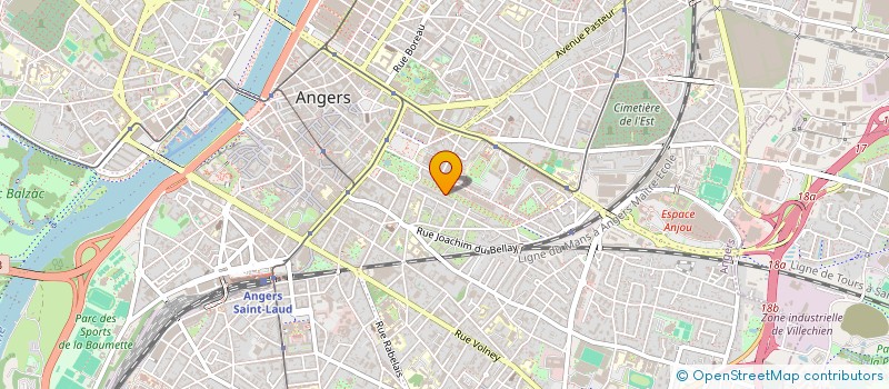 localisation de l'entreprise NEVES à ANGERS