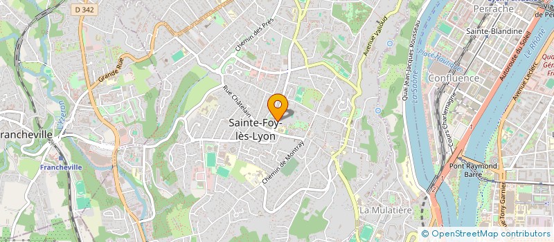 localisation de l'entreprise NEVES MICHEL SARL à SAINTE-FOY-LES-LYON