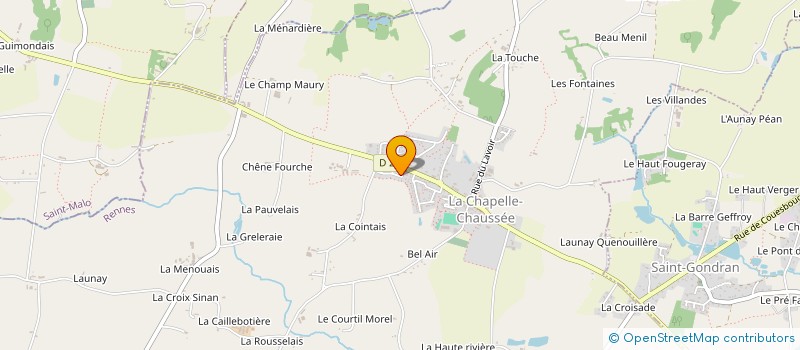 localisation de l'entreprise NEVES RAVALEMENT  LA CHAPELLE-CHAUSSEE