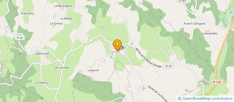 localisation de l'entreprise NEVES TRAVAUX FORESTIERS à ROUMEGOUX