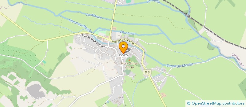 localisation de l'entreprise NEVESPAULINE  JUSSEY