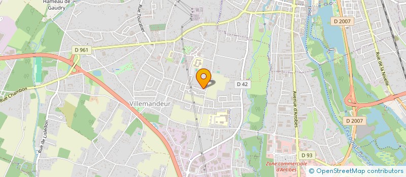 localisation de l'entreprise NEVEU à VILLEMANDEUR