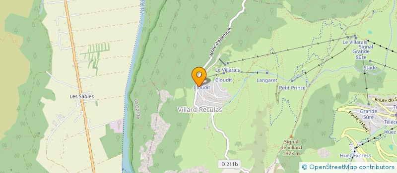 localisation de l'entreprise NEVEU & CO  VILLARD-RECULAS