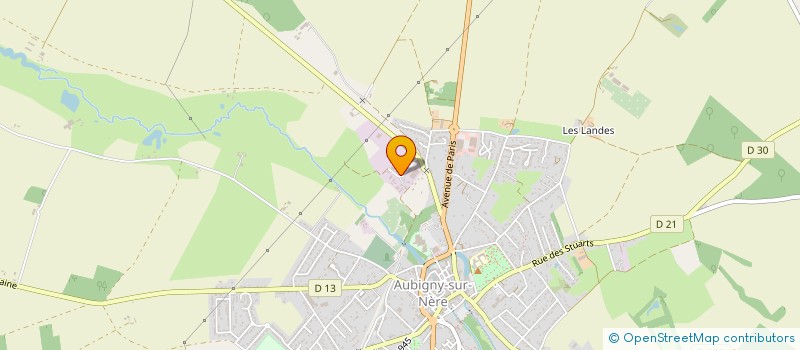 localisation de l'entreprise NEVEU CONCEPT à AUBIGNY-SUR-NERE