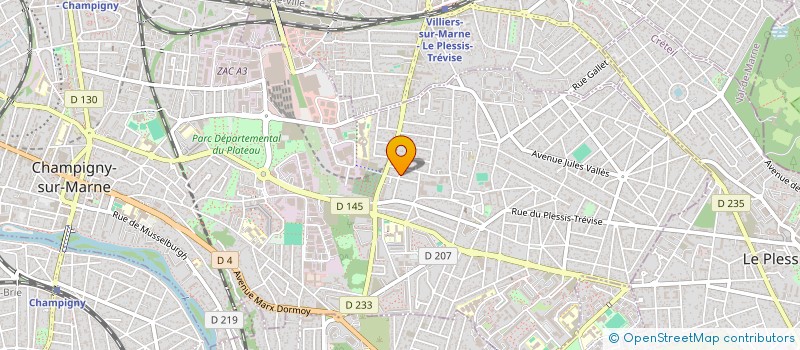 localisation de l'entreprise NEVEU - DA CUNHA LEAL à CHAMPIGNY-SUR-MARNE